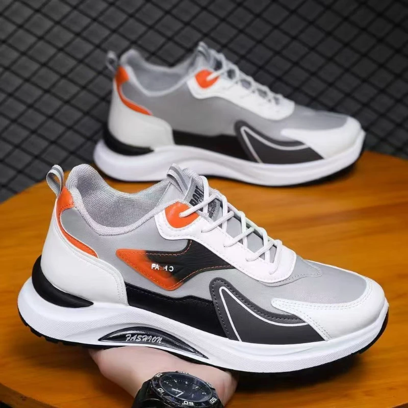 

Autumn New Comfortable Men's Shoes Lightweight Thick Soled Running Sports Shoes Trendy Versatile Casual Shoes Zapatillas Comodas