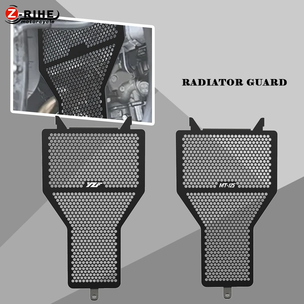 

FOR YAMAHA MT125 YZFR125 YZFR 125 Motorcycle Radiator Grille Guard Cover Protector Oil Cooler Protection MT-125 MT 125 YZF-R125