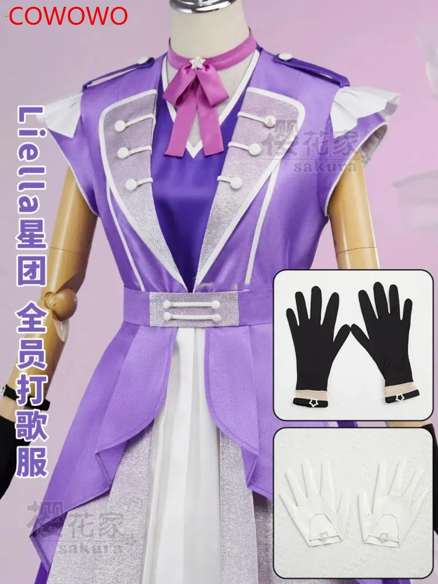 

COWOWO Anime Lovelive! SuperStar!! Liella! Dazzling Game All Member Singing Suit Elegant Dress Uniform Cosplay Costume