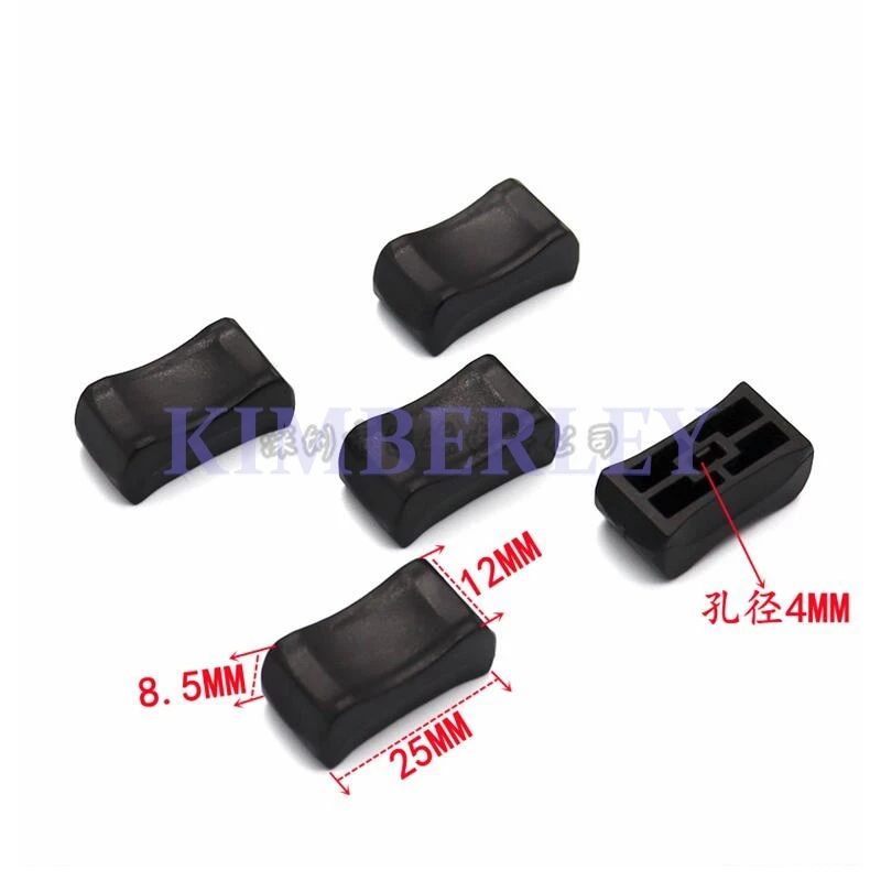 20PCS Straight Slide Key Cap Mixing Console Fader Cap Straight Slide Key Cap 4MM Narrow Hole In The DJ Knob Of The Disc Drive