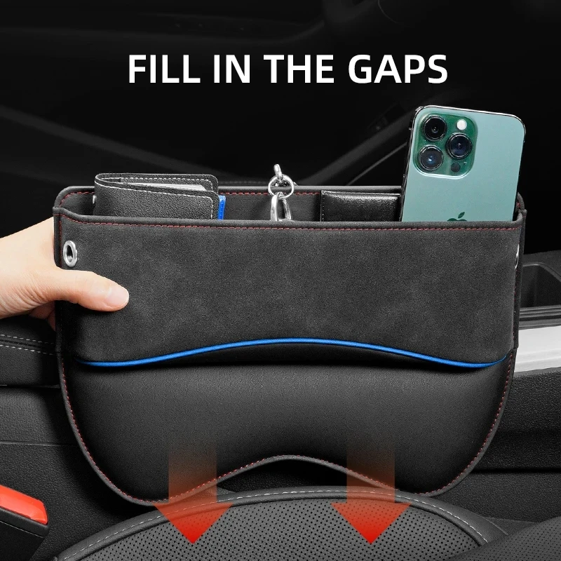 Car Seat Slot Storage Box For Kia Sportage Picanto Ceed Rio Cerato Stonic Ev6 Stinger Forte Carens Xceed Seltos Optima K5 K3