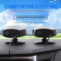 2 in 1 Car Heater 12V/24V 200W Portable Electric Car Heater Windshield Demister Defroster For Cars Trucks Winter Heating Fan