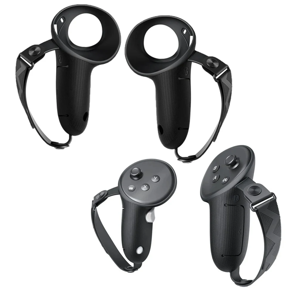 

Silicone Protective Cover With Knuckle Strap for Oculus Quest 3 Controller Grips Handle Protector For Meta Quest3 VR Accessories