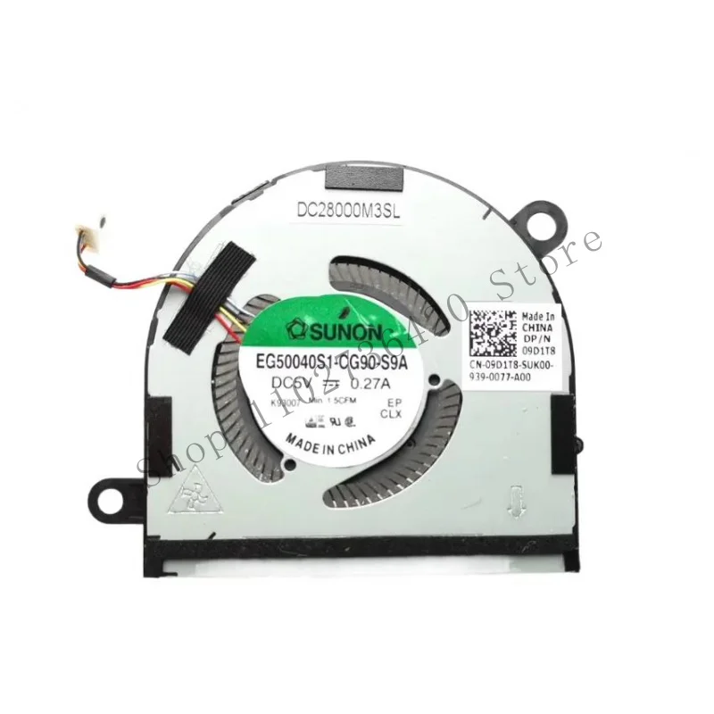 WYORESY New CPU Fan For Dell Latitude 7400 2-IN-1 09D1T8 9D1T8