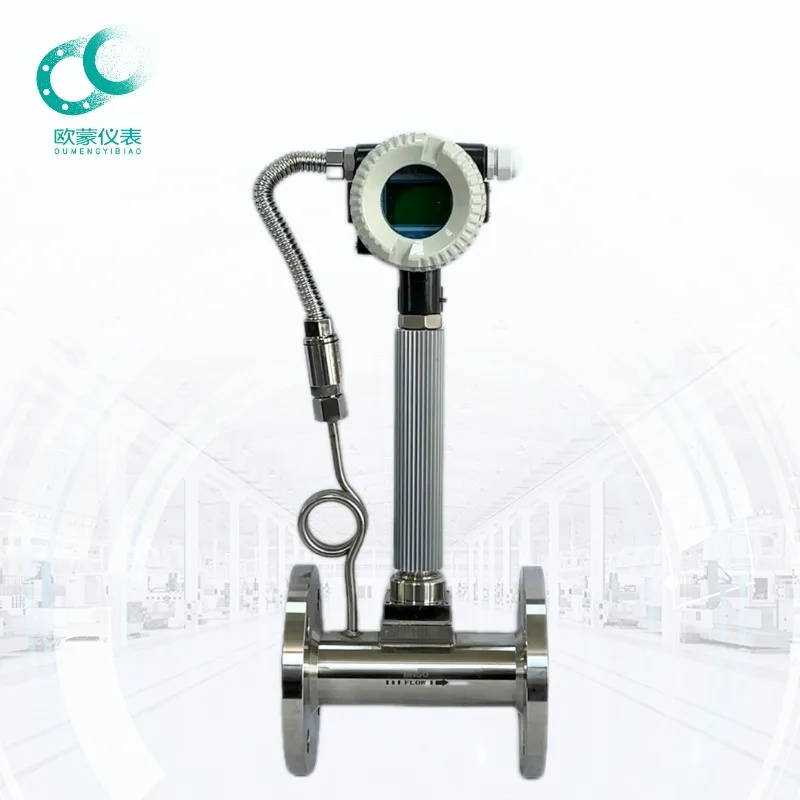 Industrial Stainless Steel Vortex Flow Meter-High Precision For Air/Gas/Liquid/Steam 24VDC/220VAC RS485 OEM Customizable