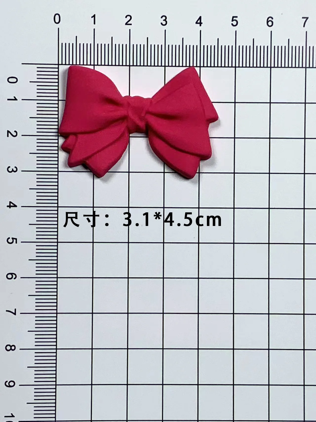 디즈니 PVC 부드러운 접착제 입체 나비 넥타이 헤어 액세서리 소재 헤어 클립 DIY 휴대 전화 케이스 패치 슬리퍼 버클 맞는