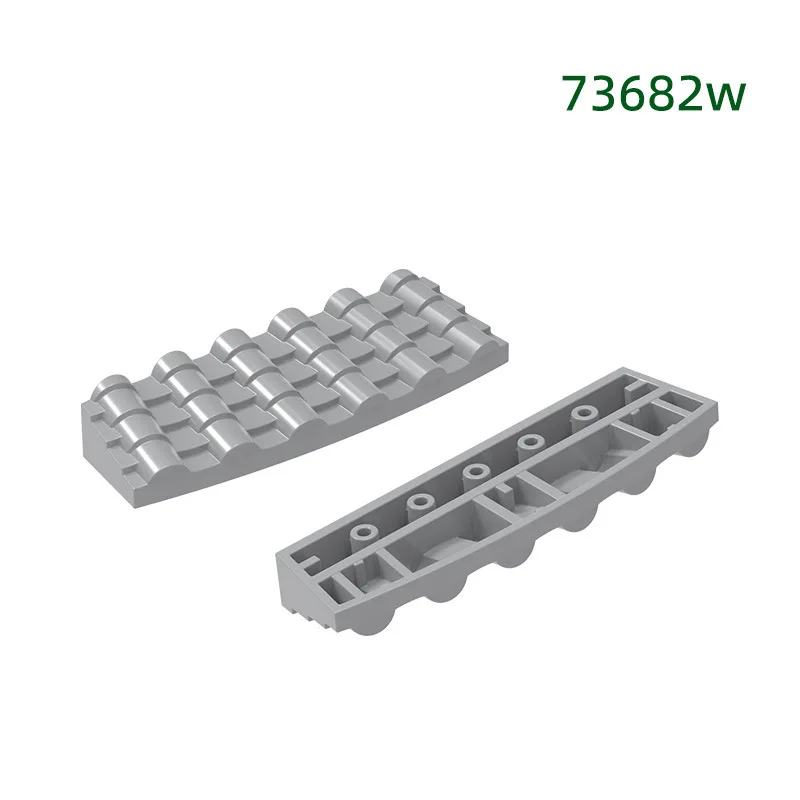 

MOC 1 шт. 73682W специальная дуговая плитка 55x16 комплект строительных блоков на крыше дом замок настенные кирпичи частицы сборка игрушки детский подарок