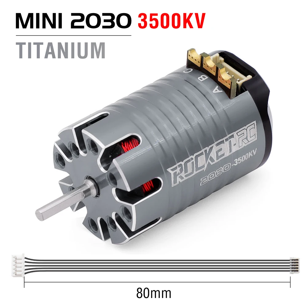 ROCKET-RC Brushless Motor for TRX4M 1/18 RC Car Off-Road Crawler Sensored Mini 2030 Upgrade Parts 3500KV 4500KV 5500KV 6800KV