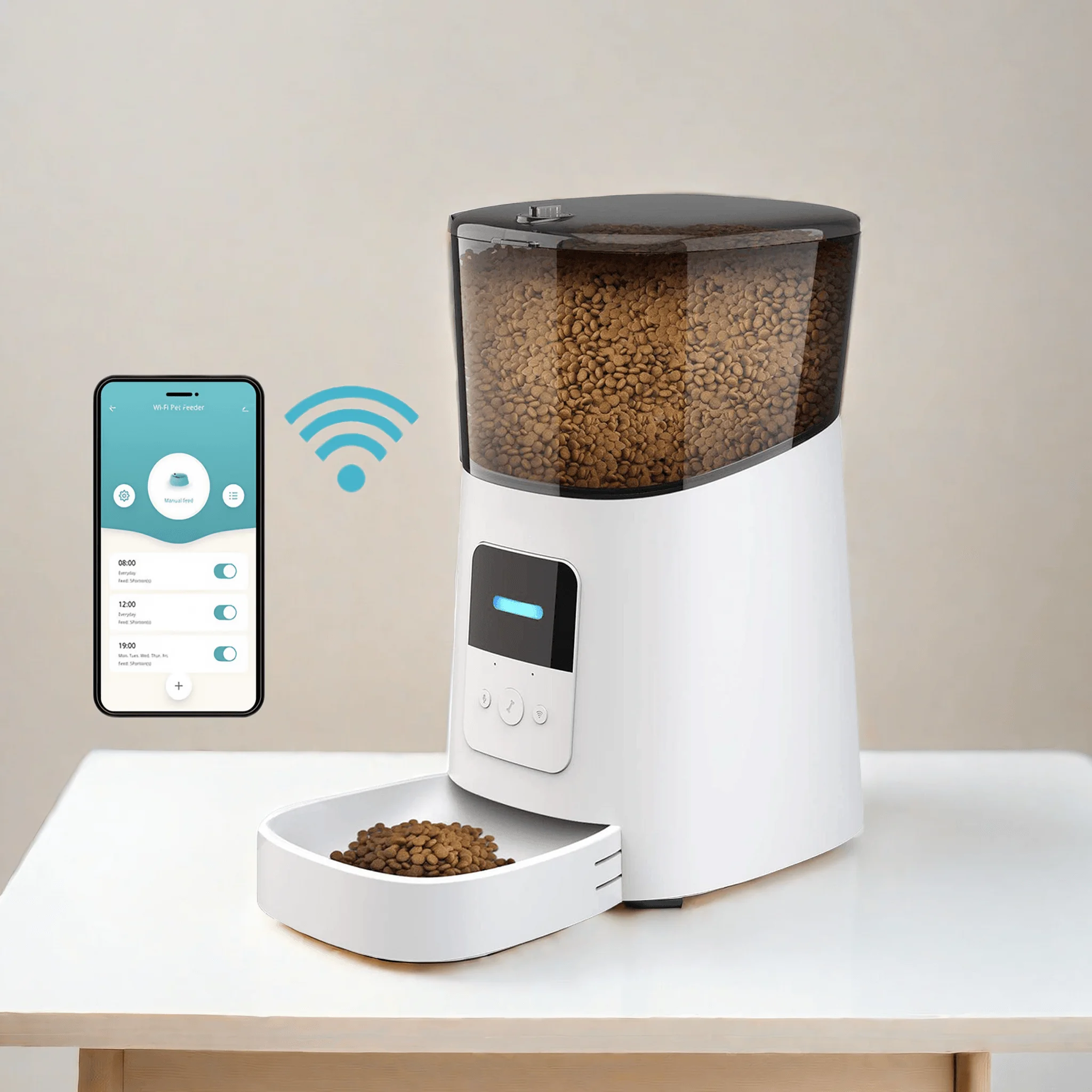 

KUMA TUYA Smart Automatic Pet Feeder For Cats And Dogs Wifi Pet Feeder With