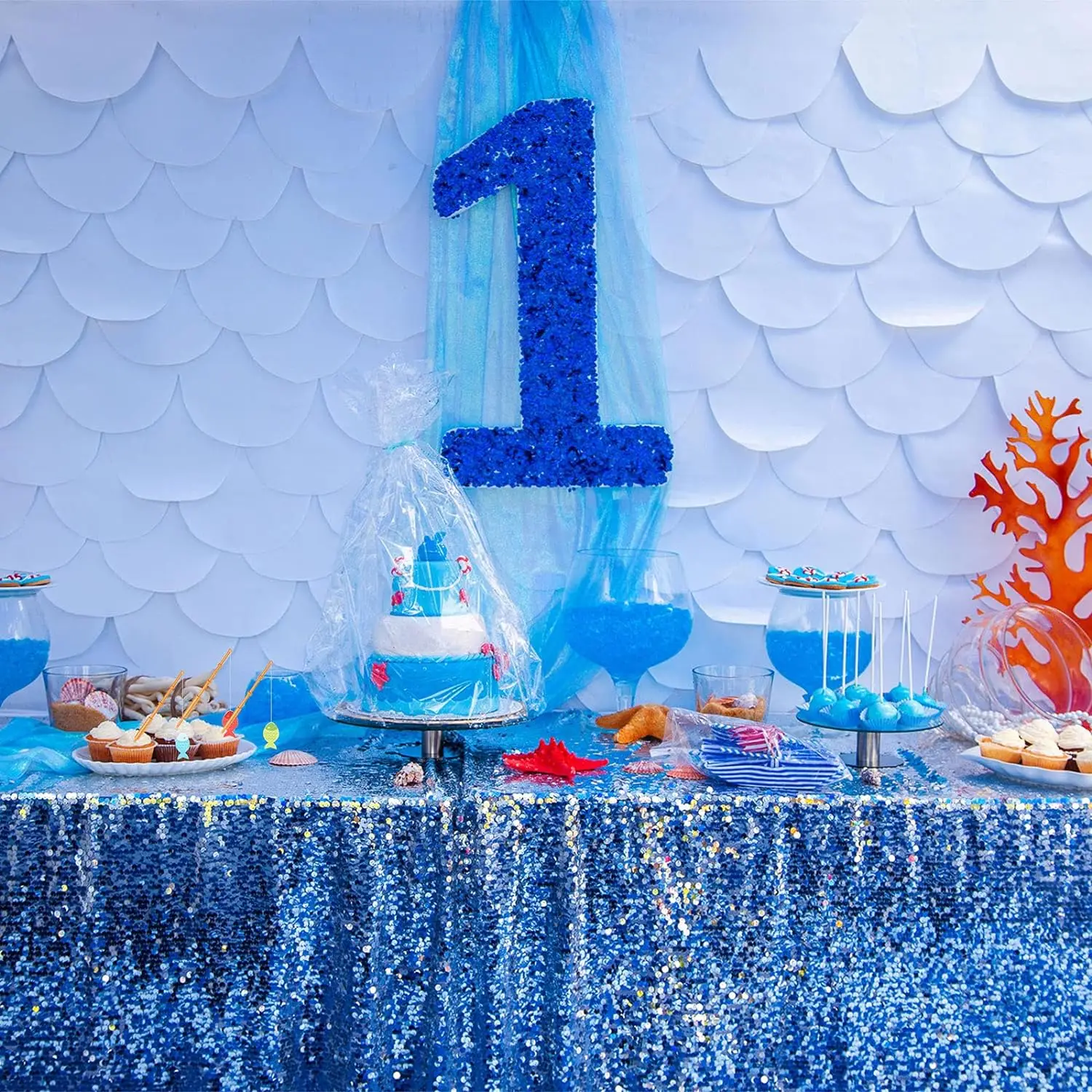 14 Stück Fischer-Themen-Dekor zum Angeln, Kuchenaufsatz mit Angelsilhouette, Angelausrüstung, Seegras für den Ruhestand, Partyzubehör – Detail 12