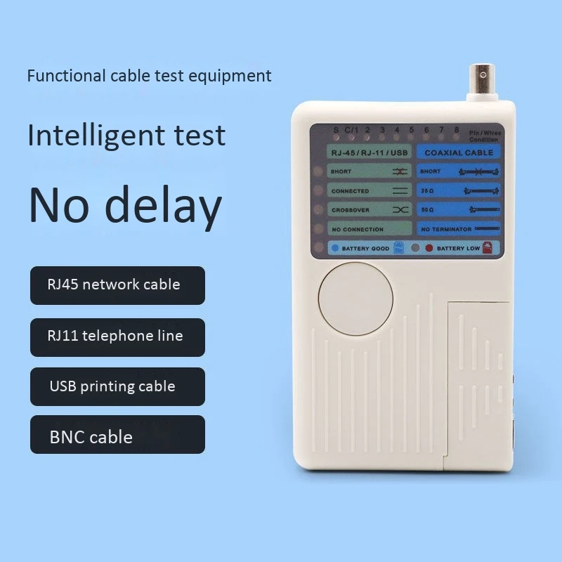 A53M-RJ11 RJ45 USB BNC LAN Network Cable Tester Remote LAN Cables Tracker Detector 4 In 1 Fast Tester Tool