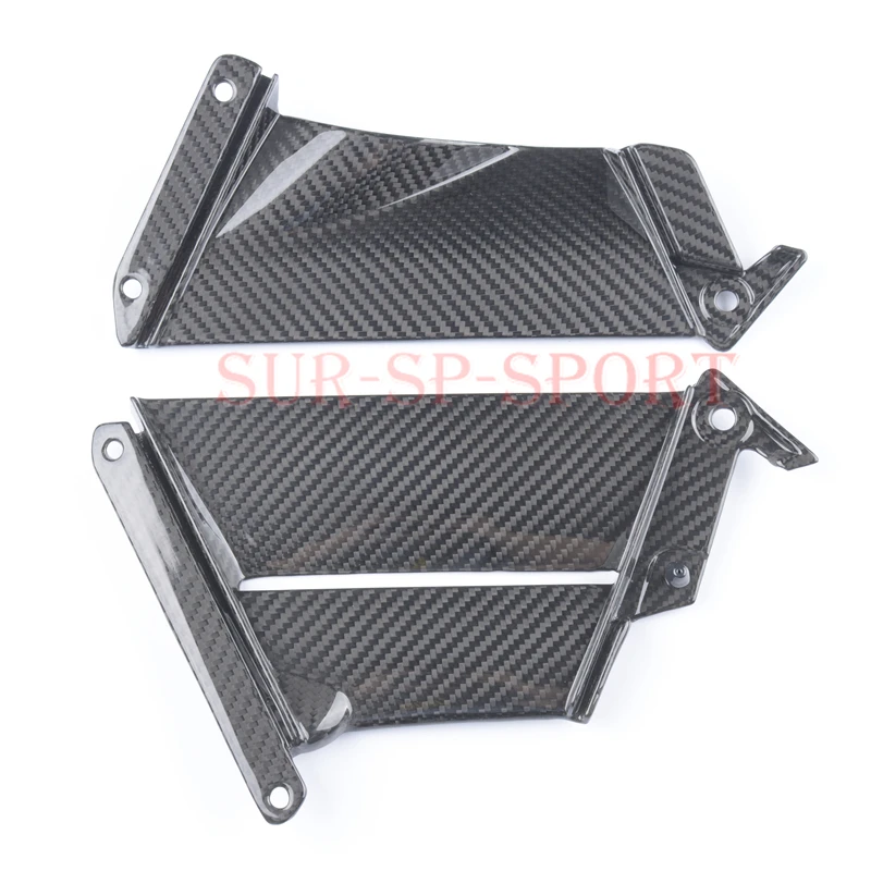 Lower Side Puller Trim Panel Intake Cover Fairing For Aprilia RSV4 2016-2020 RR RF Pure Dry Carbon Fiber
