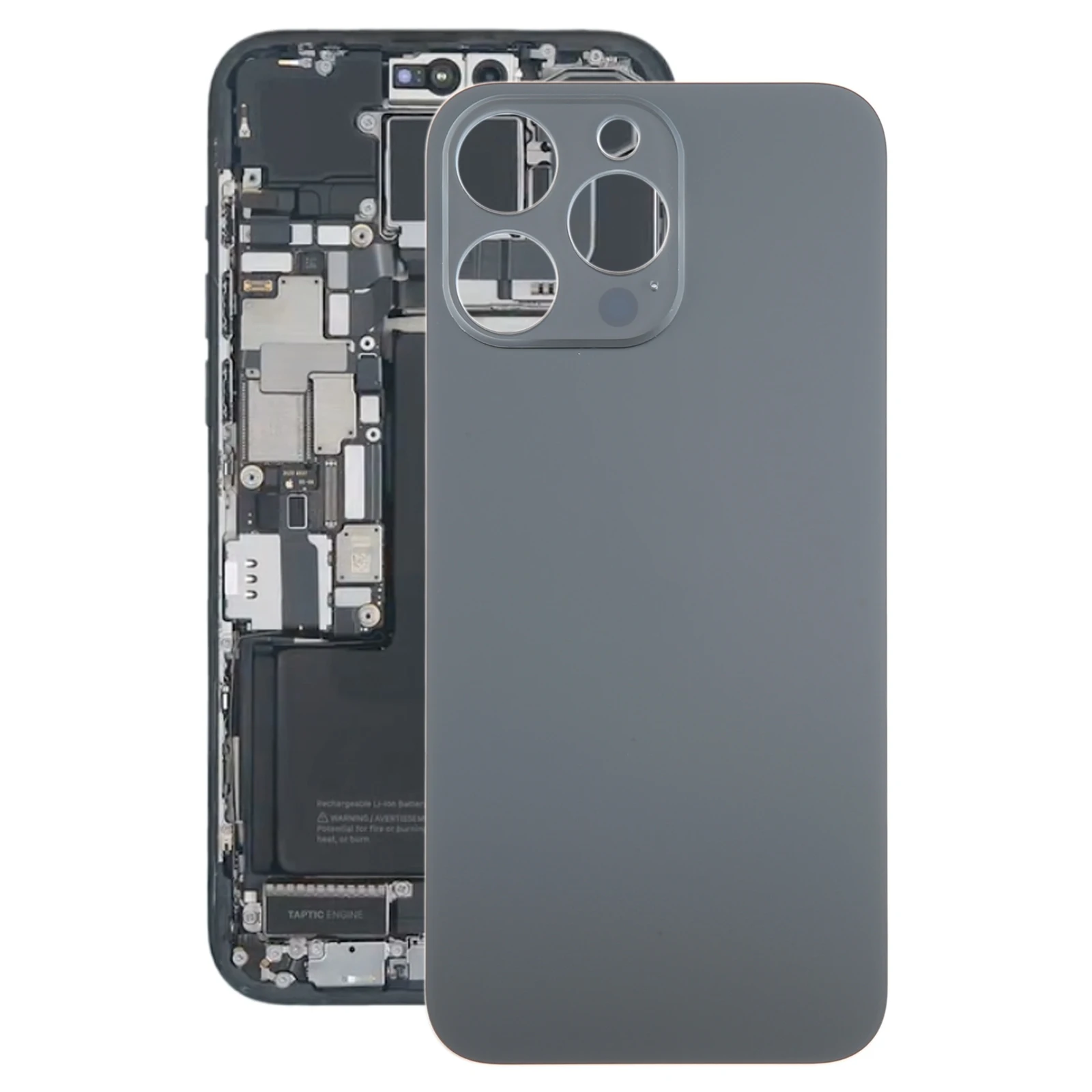 For iPhone 15 Pro Max Glass Battery Back Cover Phone Rear Housing Case Replacement