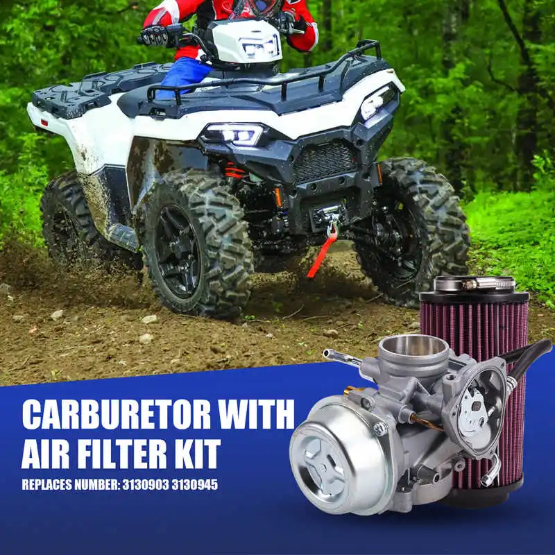 

Motorcycle Atv Carburetor With Air Filter Kit For Polaris Sportsman 500 4X4 HO 2001-2005 2010-2012