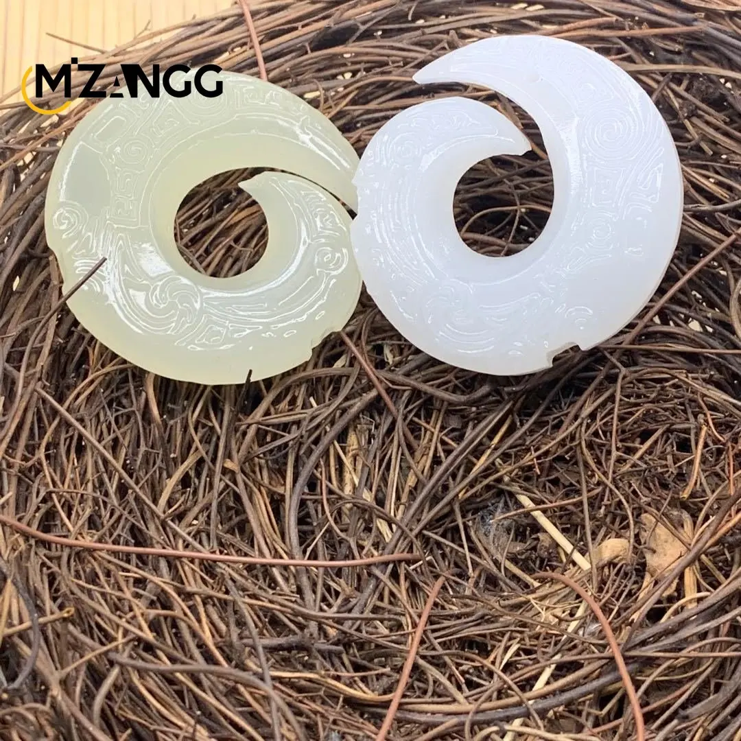 Натуральные китайские голубые бриллианты ручной работы Индивидуальные ювелирные изделия ожерелье Счастливый амулет парные сопряжения праздничный подарок