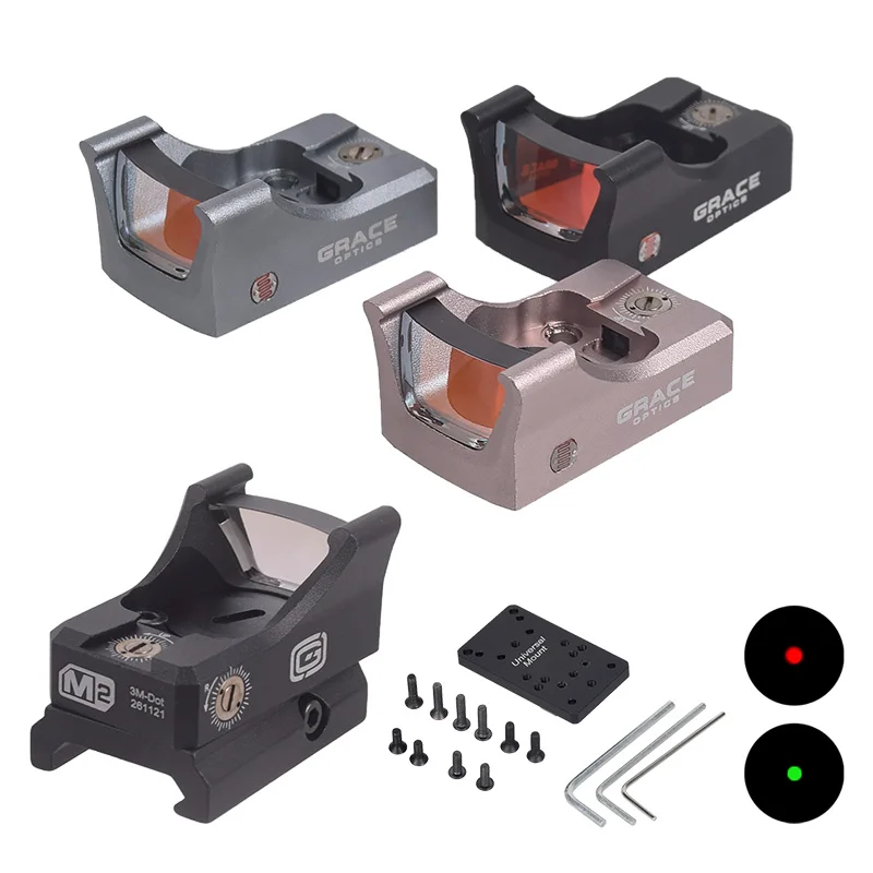Tácticas M2 mira réflex para punto rojo con base de montaje Picatinny