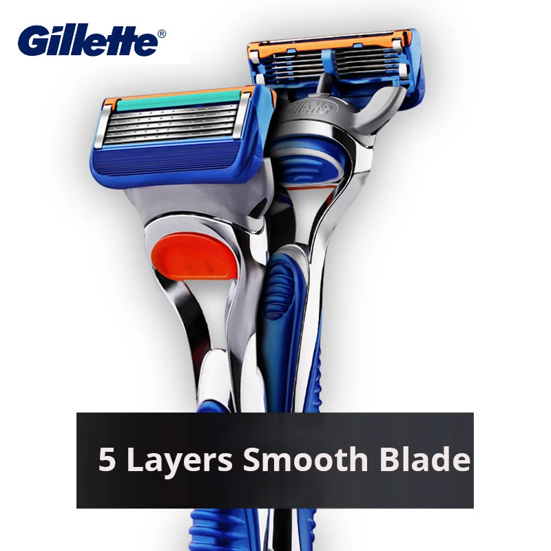 Original Gillette Fusion 5 Layers Razor Blades Safety Razor Holder Men\'s Shaver Razor Machine beard Remover For Men\'s Face