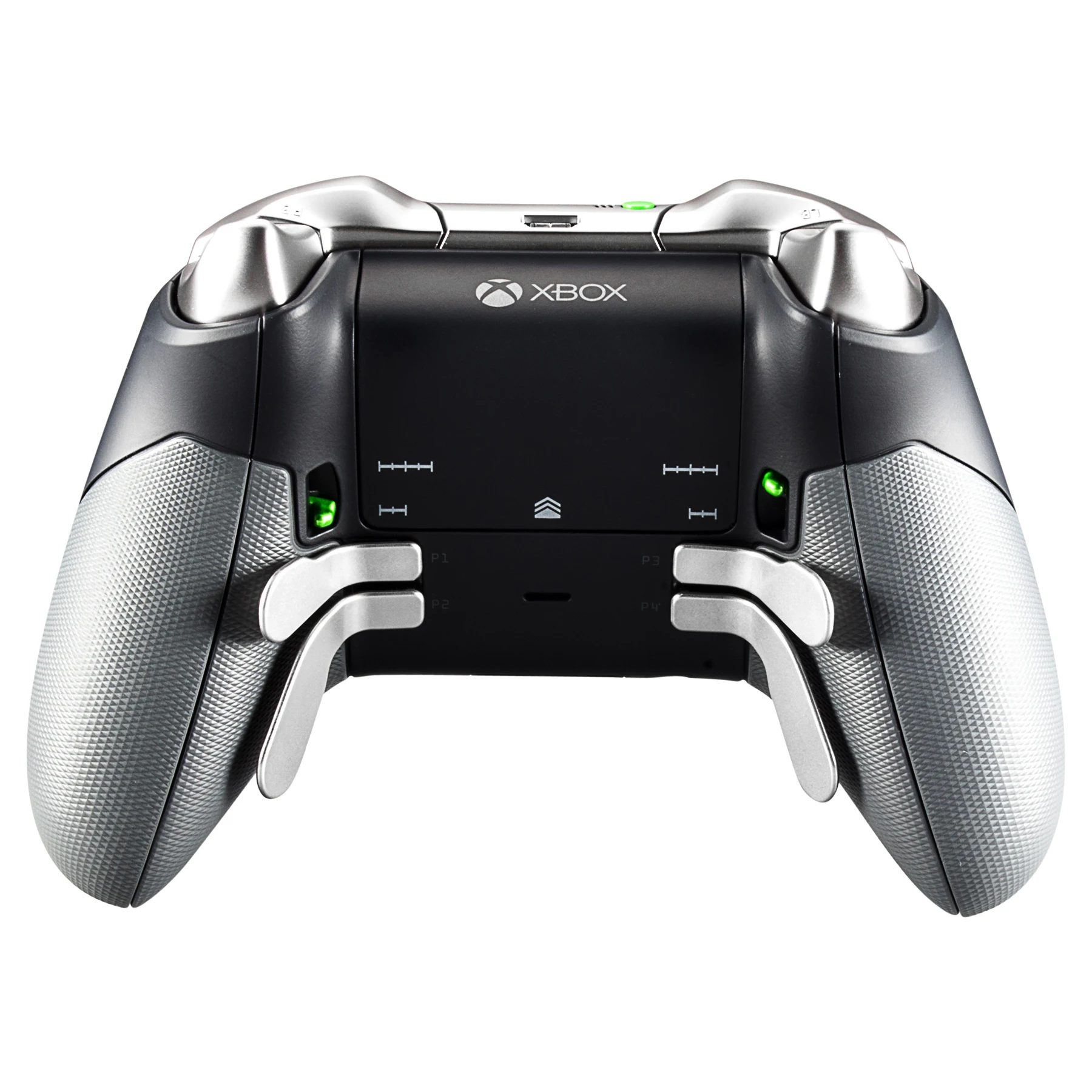 eXtremeRate – palettes de rechange en métal et acier inoxydable, déclencheur de cheveux pour contrôleur Xbox One Elite série 1/série 2