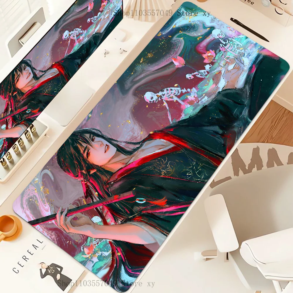 

Anime Grandmaster Of Demonic Cultivation Wei WuXian Mousepad Desk Pad Gaming Accessories Prime Gaming XXL Keyboard Pad