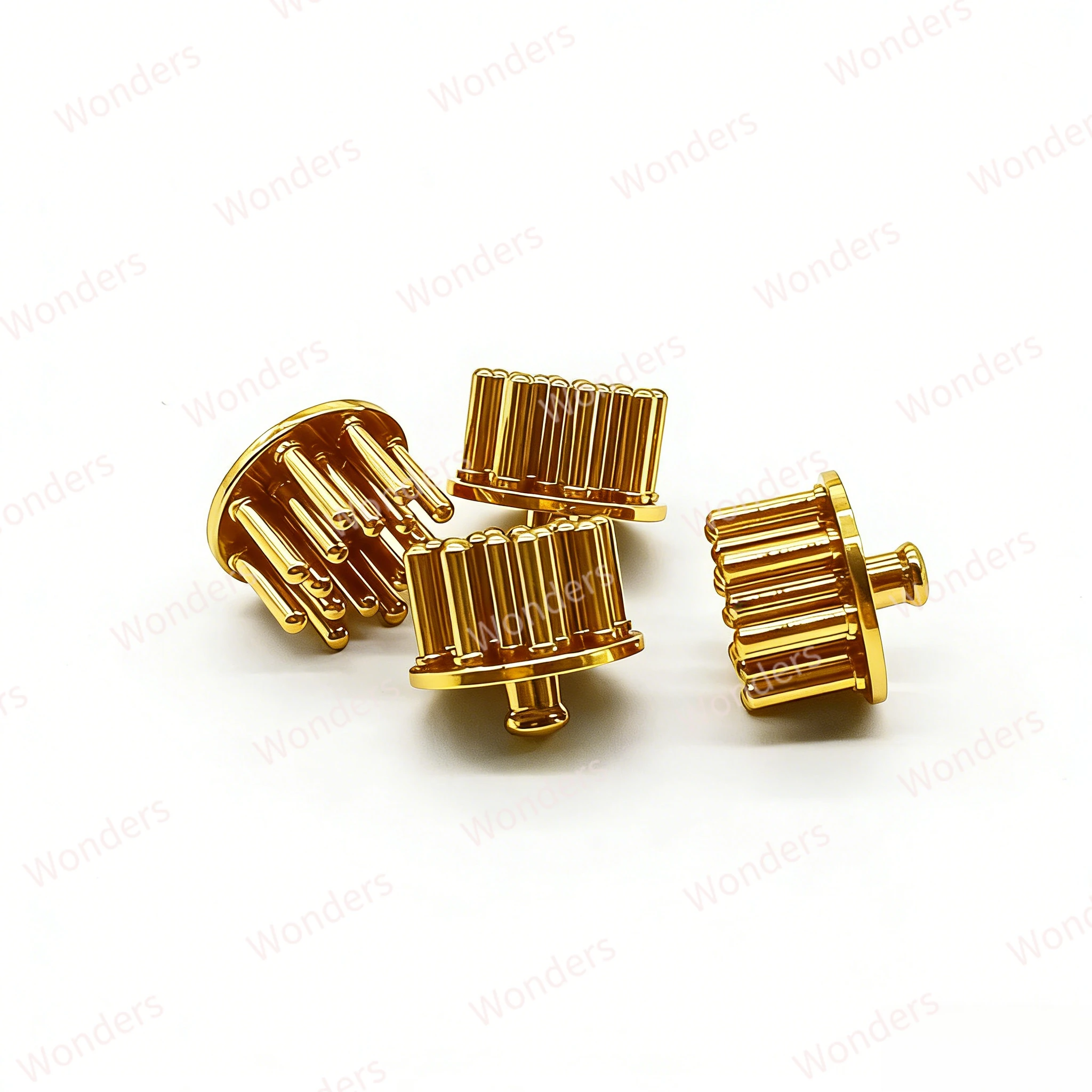 16-Pin Gold-Plated Copper EEG Electrode Brain-computer Interface 16 Foot Comb Dry Electrode for Brainwave EEG Development Board