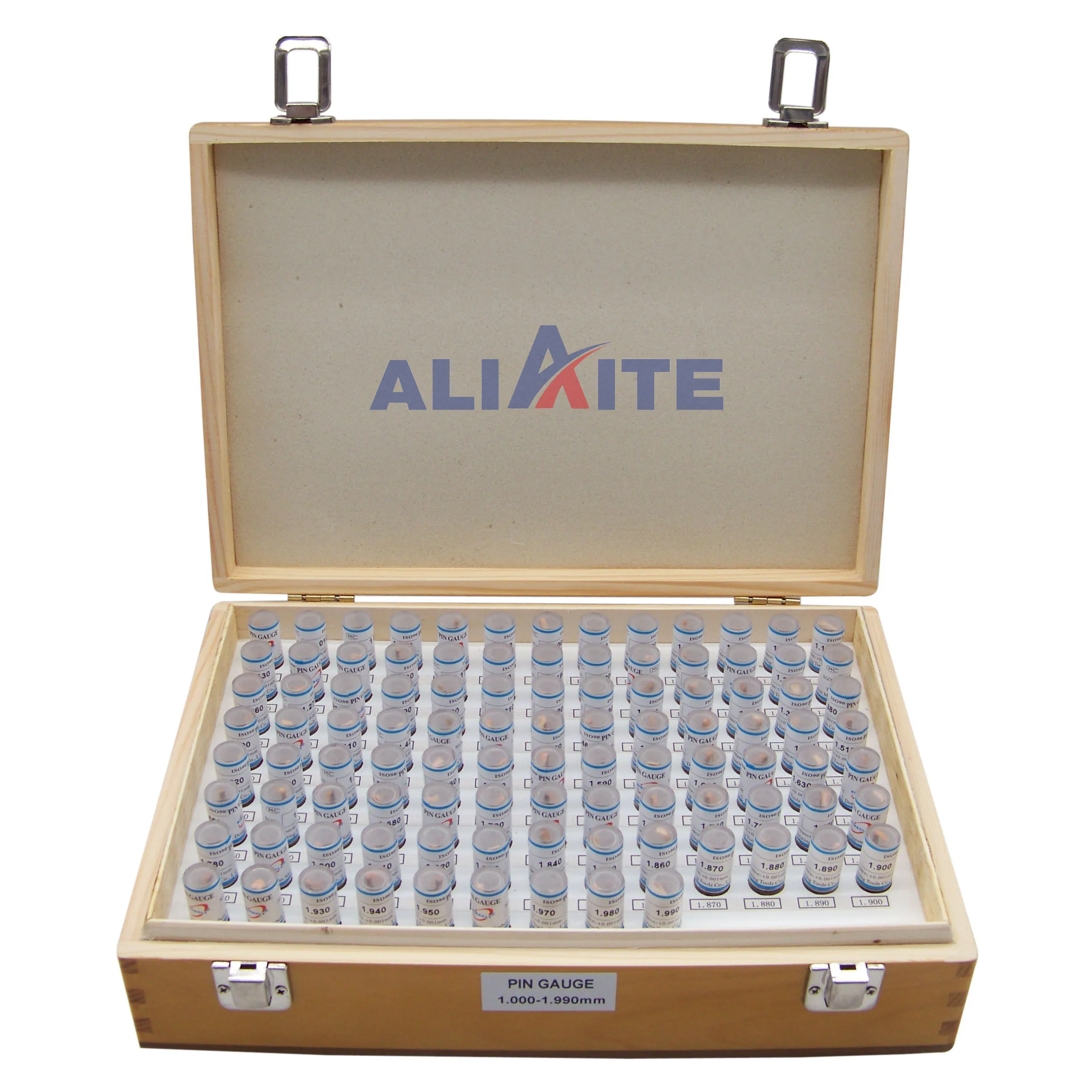 Imagem -05 - Aliaite Pin Gauge Grupo 1.0001.990 mm Passo: 001 100 Pcs