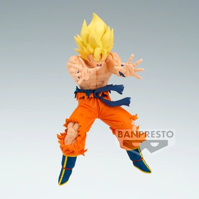 In Stock Banpresto Dragon Ball Z Anime Figurines Match Makers Super Saiyan Goku Gooler Action Figures DBZ Figurals Model Toys