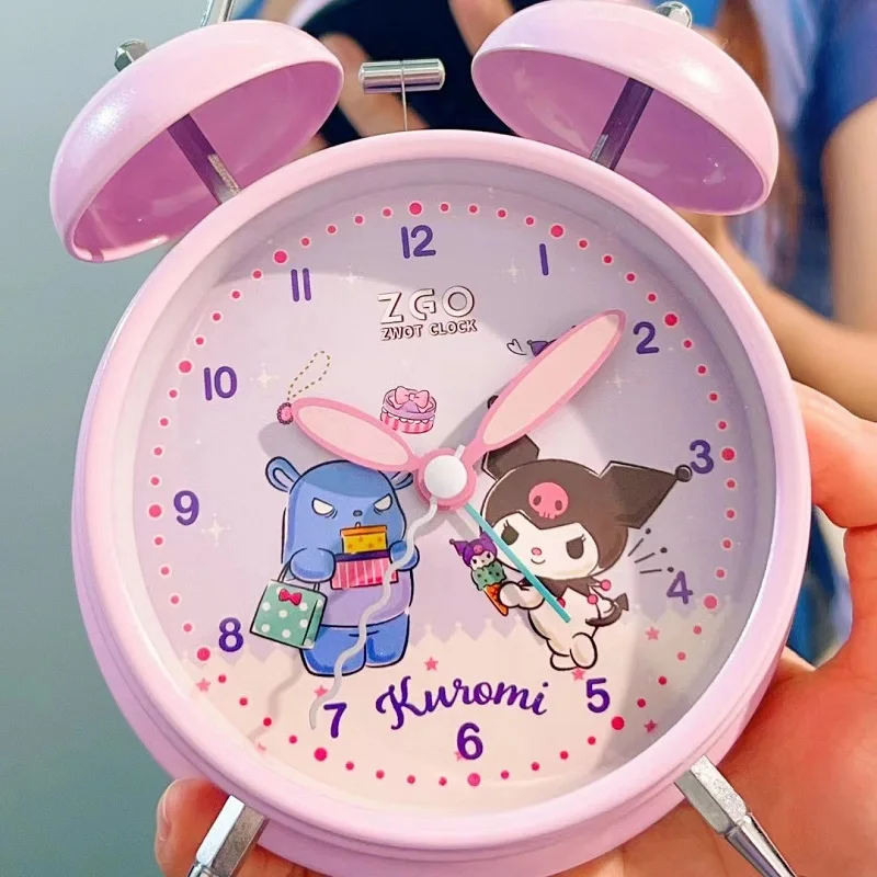 Disney-Réveil à quartz original de marque supérieure pour enfants, minuterie de 4 pouces, dessin animé, étudiant, garçon, fille, cadeau unisexe pour enfant, tique, bip lumineux