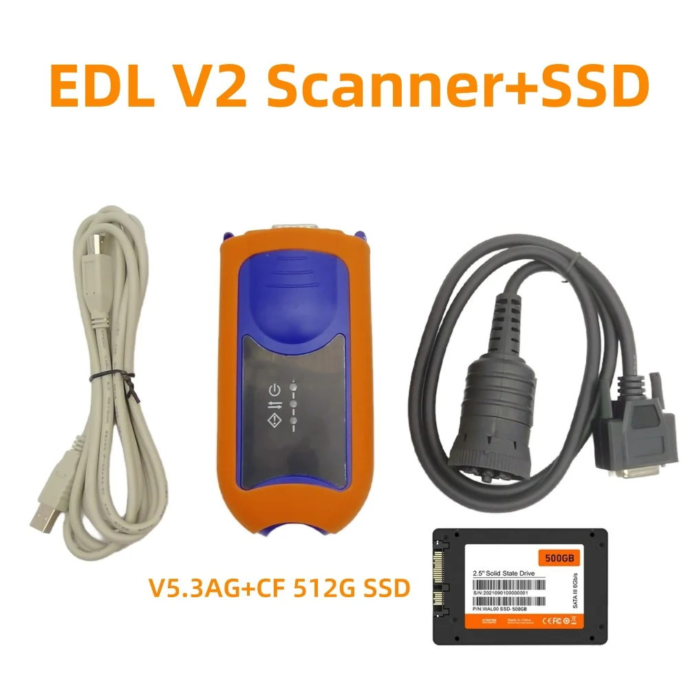 Best V5.3 EDL V2 For Joh Dee r JD Service Advis or Electronic Data Link Truck Diagnostic ADVISOR Agriculture Equipment tool