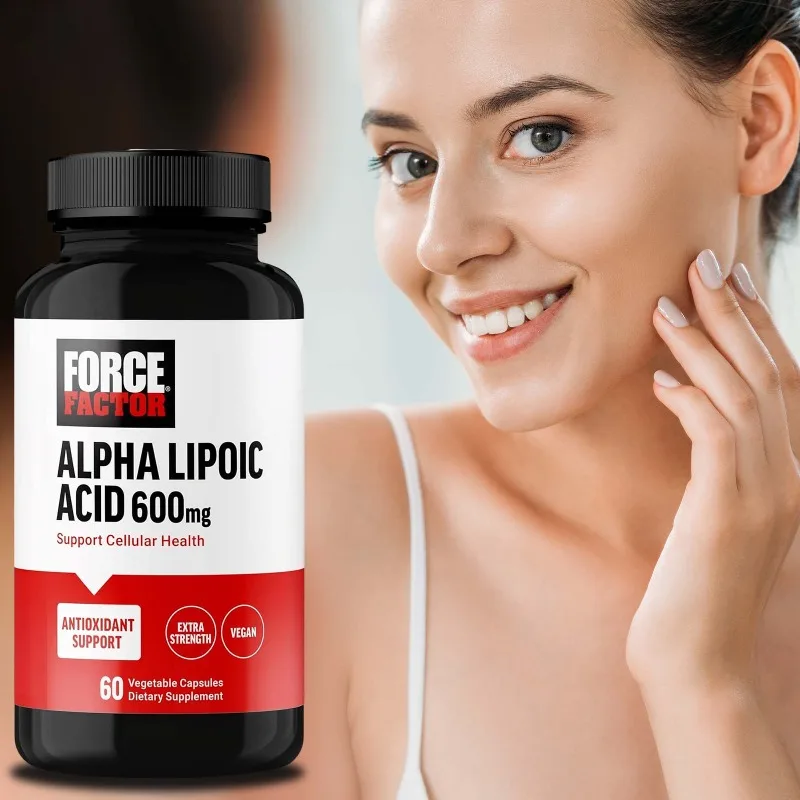 Alpha Lipoic Acid - Relaxes Nerves, Promotes Liver, Heart and Brain Health, Improves Cognitive Function, Metabolism, Non-GMO