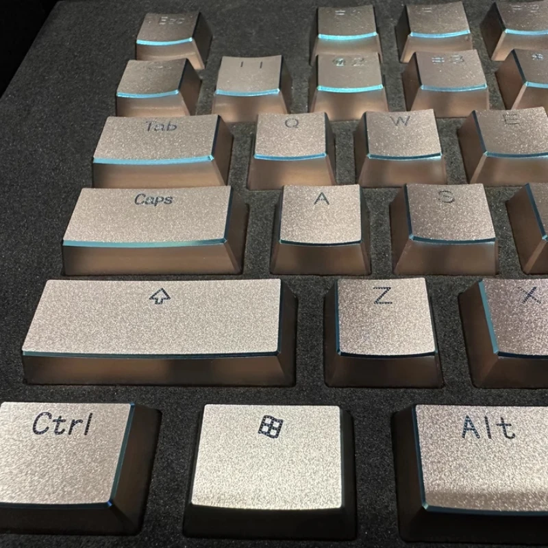 Aluminum Alloy Keycap Set CNC XDA Profile MX Custom Metal Keycaps for Mechanical Keyboard Gaming Accessories for Wooting Mad60