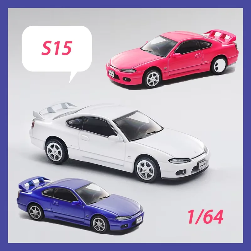 

SHADOW Alloy 1:64 Scale S15 Simulation Car Model Ornament Souvenir Display Collection Hobby Gift