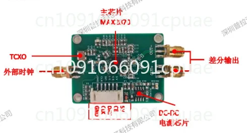 MAX2870 Module RF Signal Source 23.5-6000 M 0.5PPM High Precision Low Noise PLL Phase Locked Loop