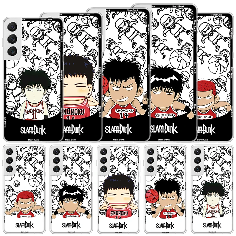 Мягкий чехол с аниме Slamdunk Slam Dunk для Samsung Galaxy M12 M21 M30S M31 M32 M51 M52, чехол для телефона Note 8 9 10 + 20 Ultra J4 J6 Plus