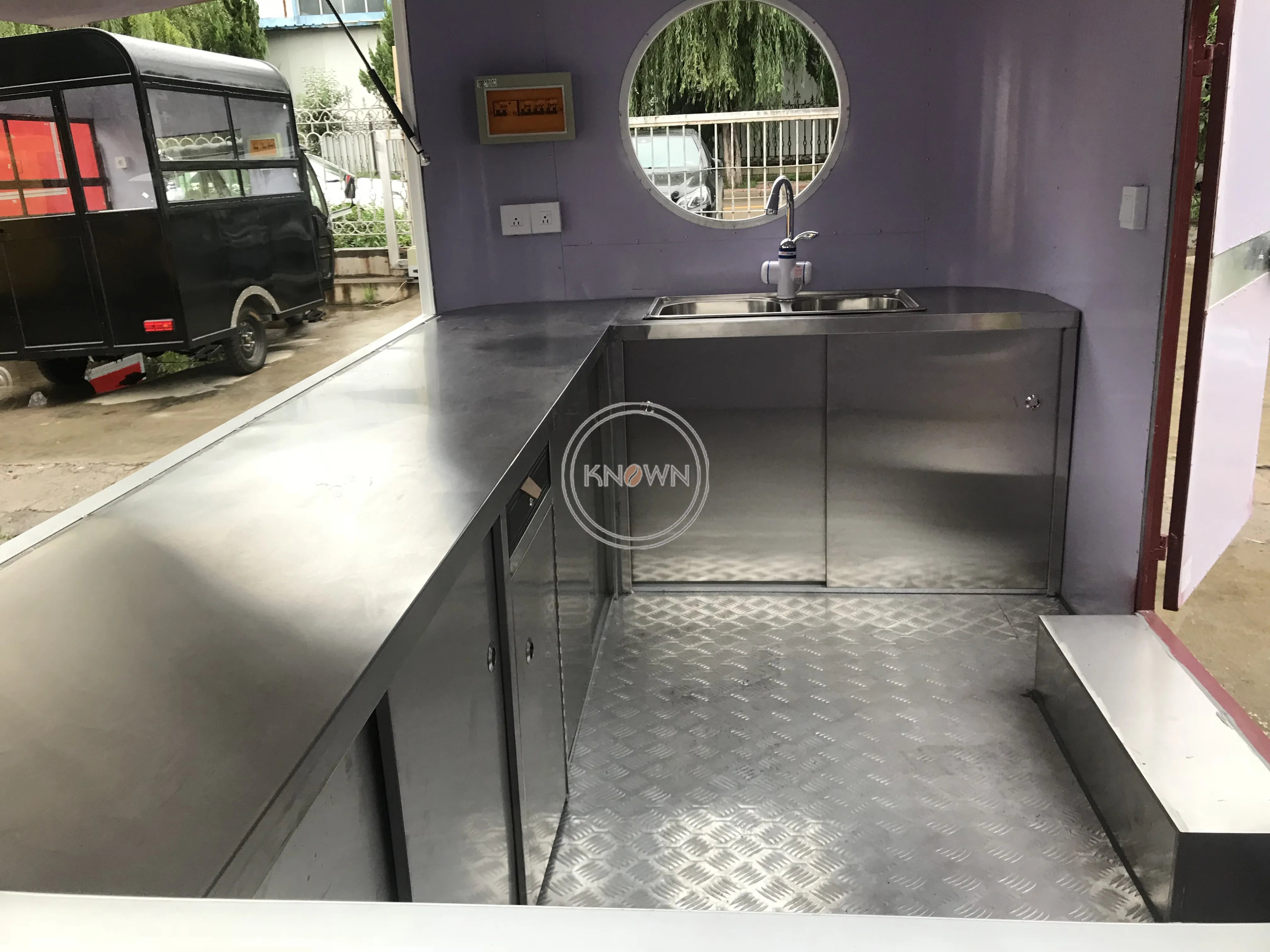 OEM-remolque de comida rápida, carro de helado de tienda, tienda de venta de café, Pizza, perritos calientes en la calle, kiosco, furgoneta en Europa, gran oferta