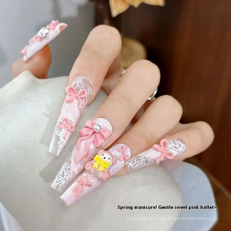 Bowknot Nail Silicone Mould Nail Art Stamp Nail Decoration Accessories DIY Handmade Tool Stereoscopic Manicure Tools