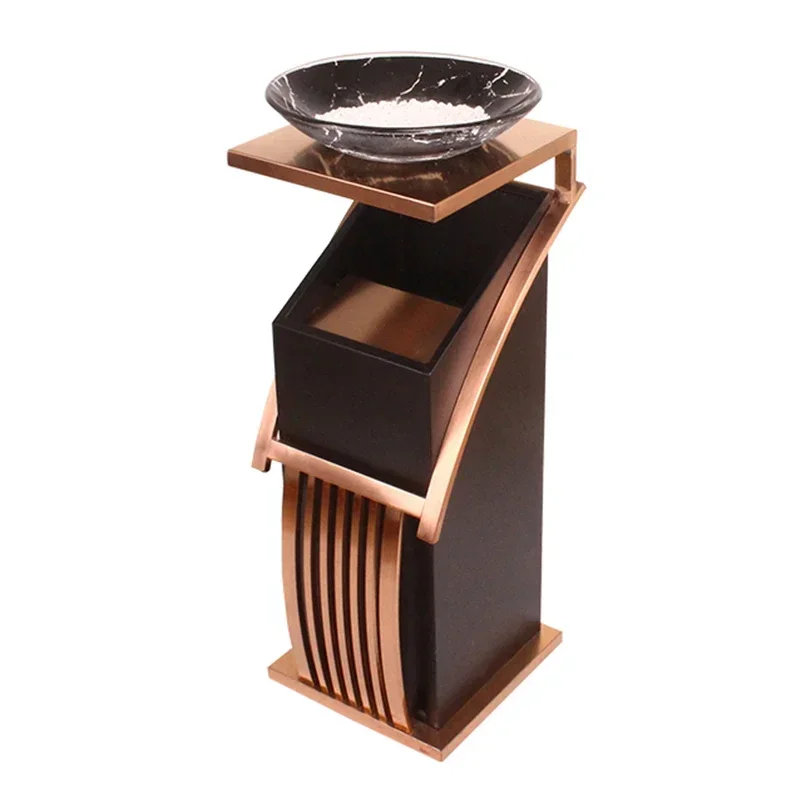 

Upgrade Vertical Trash In The Lobby Of Hotel Office Shopping Mall Elevator Entrance Hotel Special Large Stainless Steel Ashtray