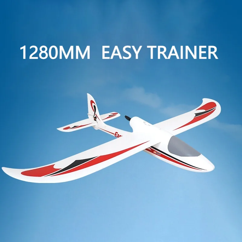 FMS 모델 항공기 1280mm 트래블러 V2 초보자 연습용 원격 조종 항공기 폼 고정익 스프레딩 글라이더 PNP/RTF