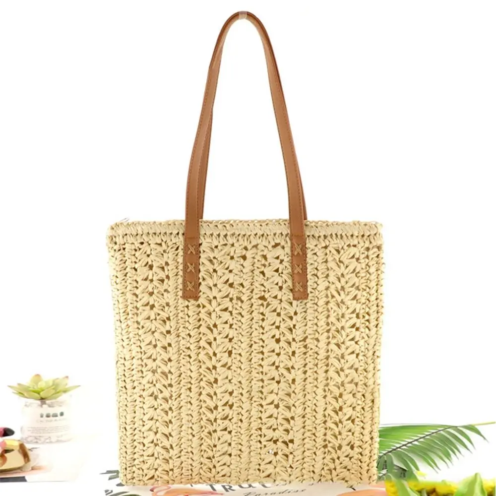 Estética Lafita Teng Travel Bag, Saco De Praia De Palha, Saco De Compras, Tote De Tecido Artesanal, Moda