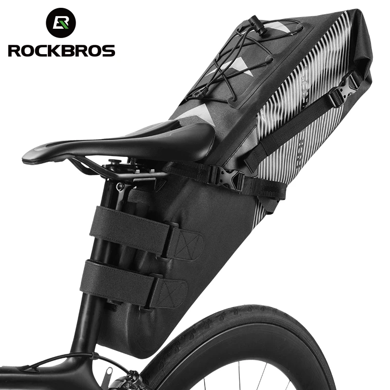 ROCKBROS Waterproof Bicycle Bag Large Capacity Reflective