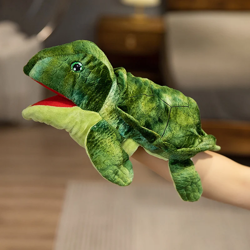 Gefüllte Plüschtiere Spielzeug Hand Finger Story Puppet Kawaii Puppen Lernspielzeug Octopus Pinguin Clown Fisch Geburtstagsgeschenk