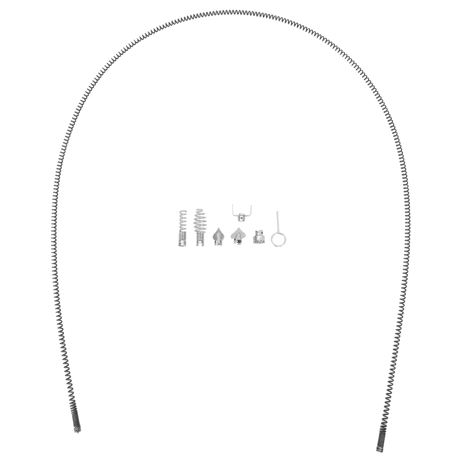 

1Set Plumbing Snake Drain Cleaner 9.84ft Spring Pipe Dredging Tools for Drain Clog Remove Tool Home Dredging Devices Sewer Pipe