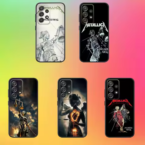 A-And Justice For All Phone Case For Samsung S25,S24,S21,S22,S23,S30,Ultra,S20,Plus,Fe,Lite,Note,10,9,5G Black Cover