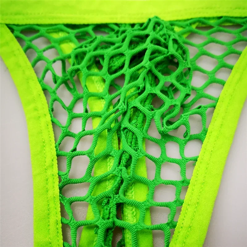 رجل تنفس ثونغ شفافة انظر من خلال مثير Tanga Hombre الشخصية بيكيني g-سلسلة مثير الحقيبة مثلي الجنس الساخن الغريبة T-الظهر #6