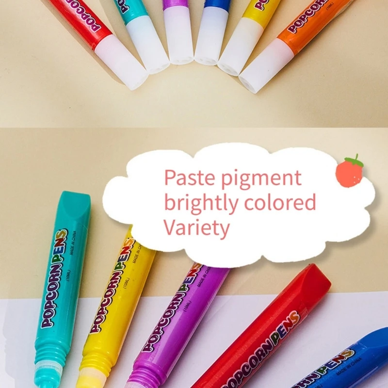 Puffier Pen Bubble Pen Color Paint Pens Art Print Bubble Pen