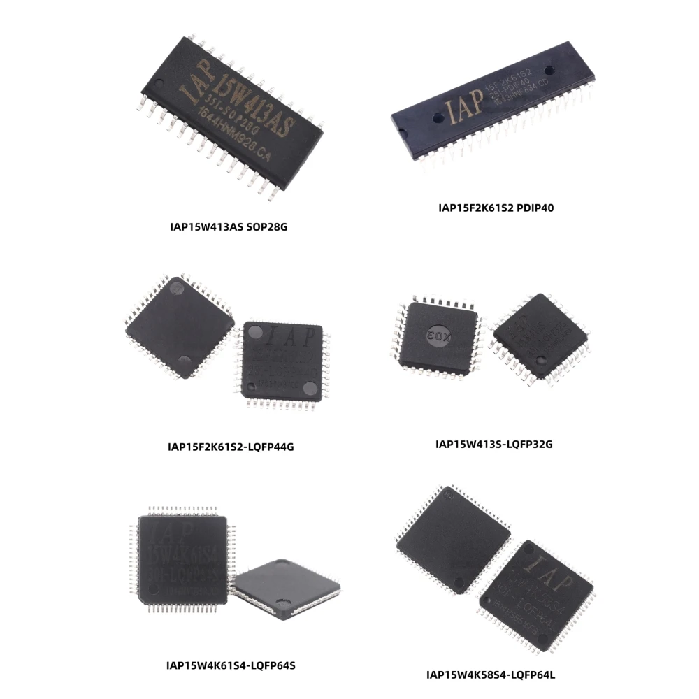 Genuine original IAP15F2K61S2/15W4K58/61S4/413AS direct insertion PDIP40 patch LQFP