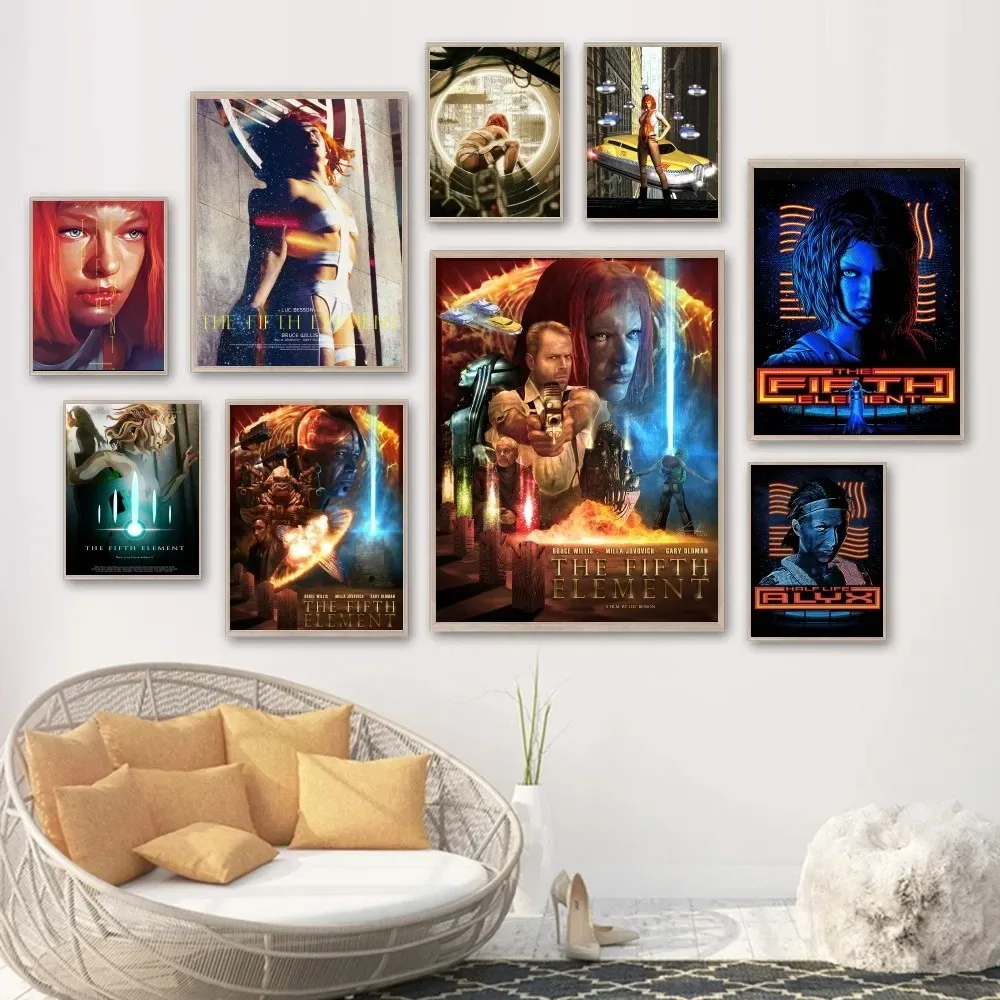 French Movie The Fifth Element Poster Canvas Printing Painting Bedroom Study Studio Living Room Wall Art Decoration