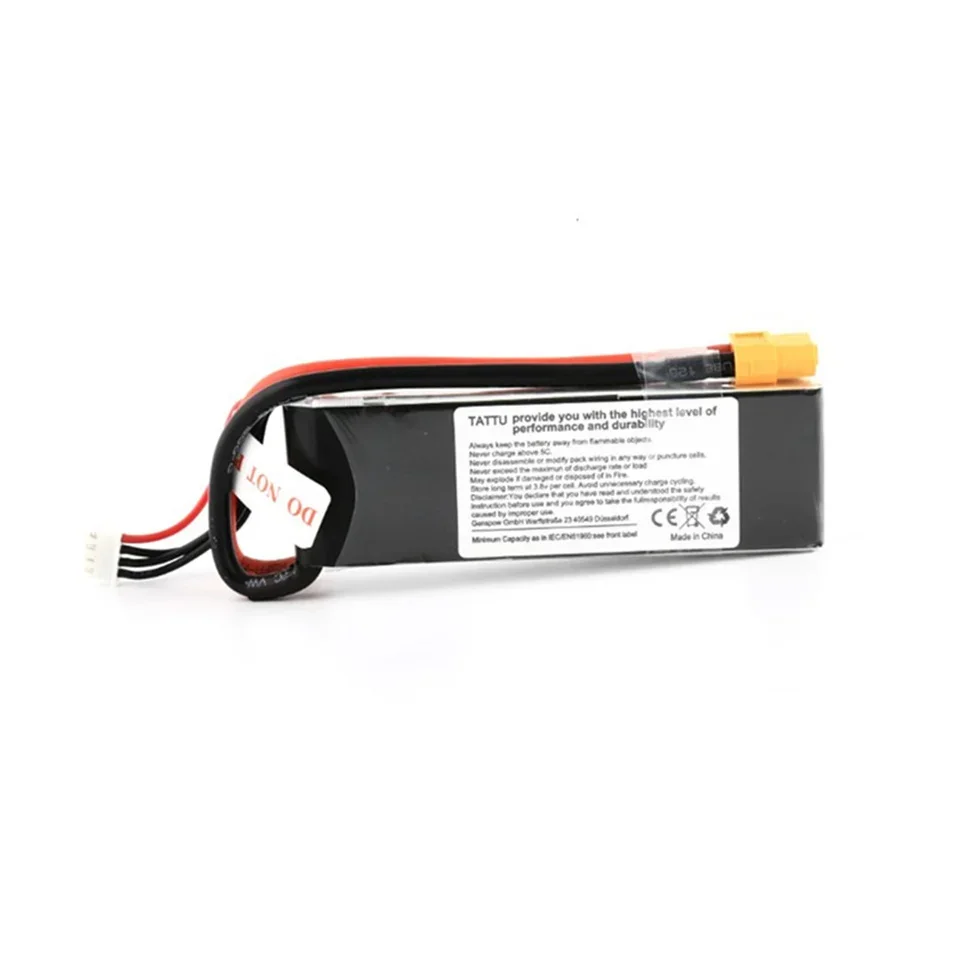 ACE Tattu Lipo Battery 2300mAh Lipo 3S 4S 11.1V 14.8V 45C with XT60 Plug for RC FPV Racing Drone Quadcopter