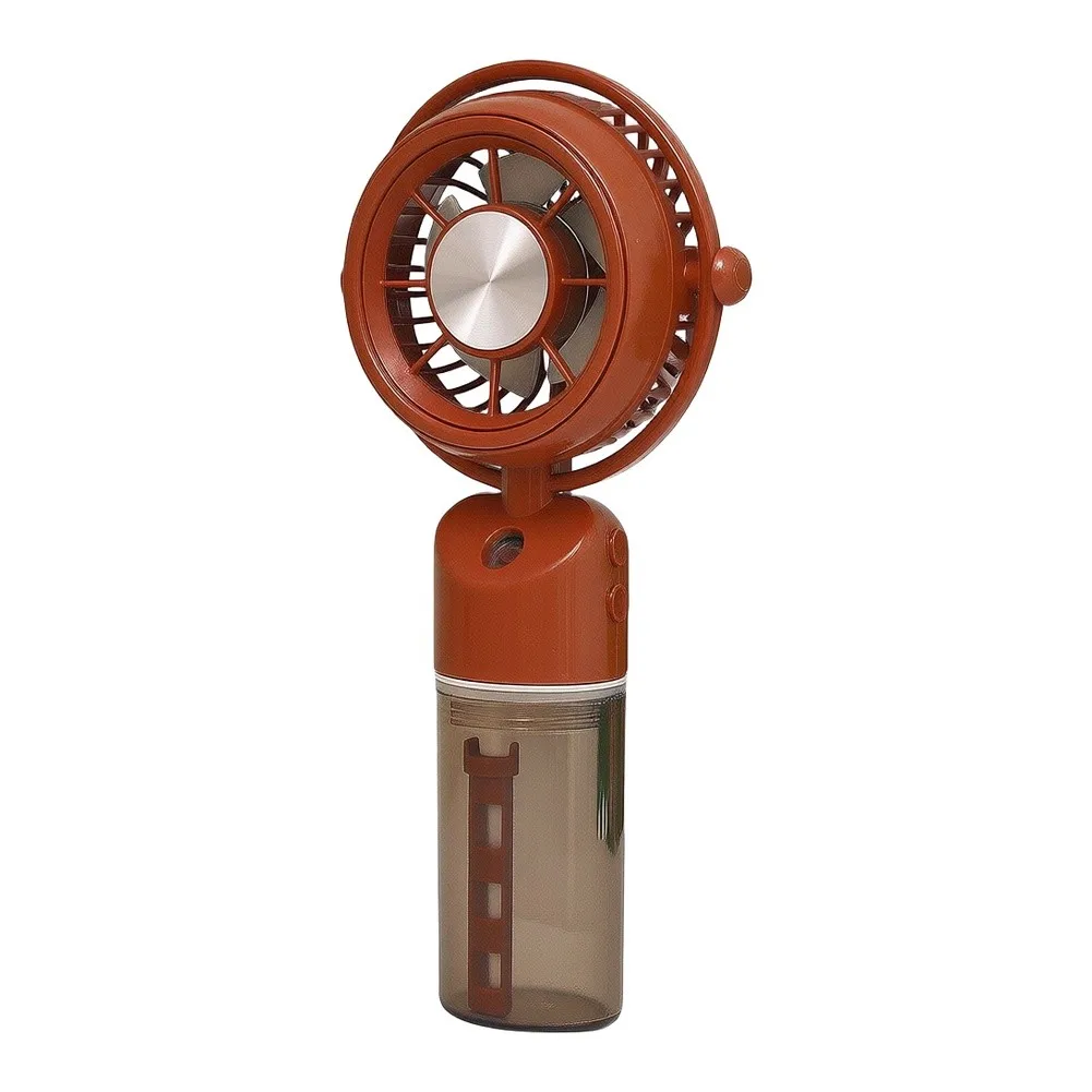 Portable 3 Handheld Misting Fan With Water Spray Cooler Plastic Compact Quiet For Outdoor Travel Beach Camping Summer