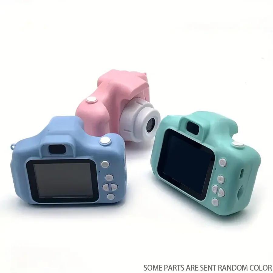 1pcs Kids Mini Camera Waterproof 1080P HD Screen Camera Video Toy Cartoon Cute Camera Toy Children Birthday