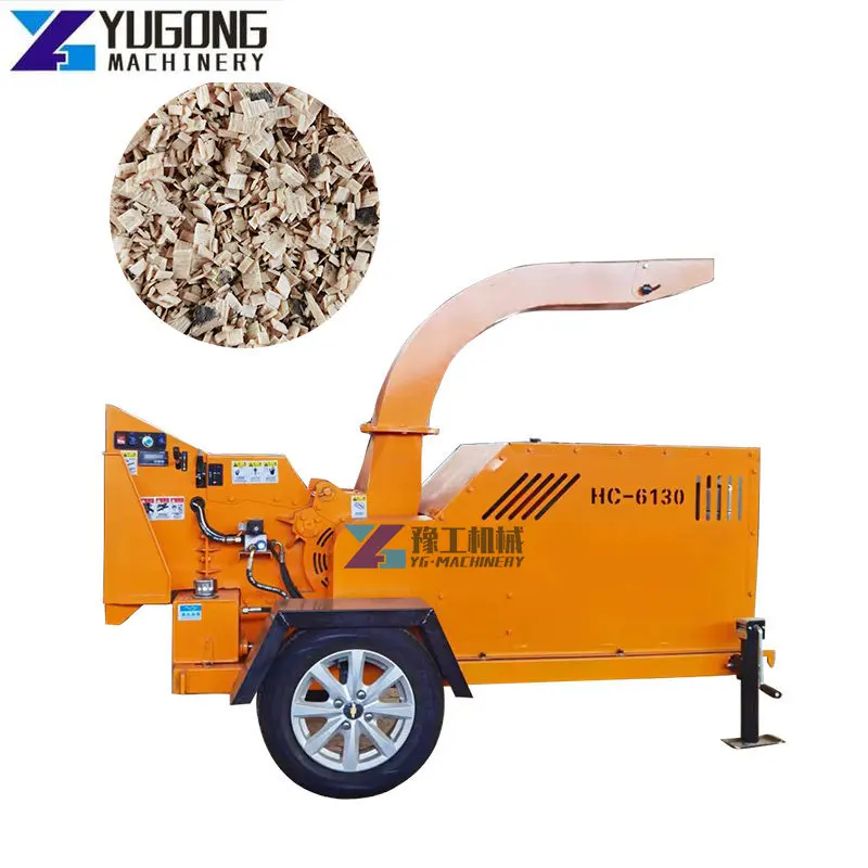 Wood Chipper Machine Crusher Firewood Processor Log Splitter Good Price Wood Chipper Mobile Crusher Machine for Sale